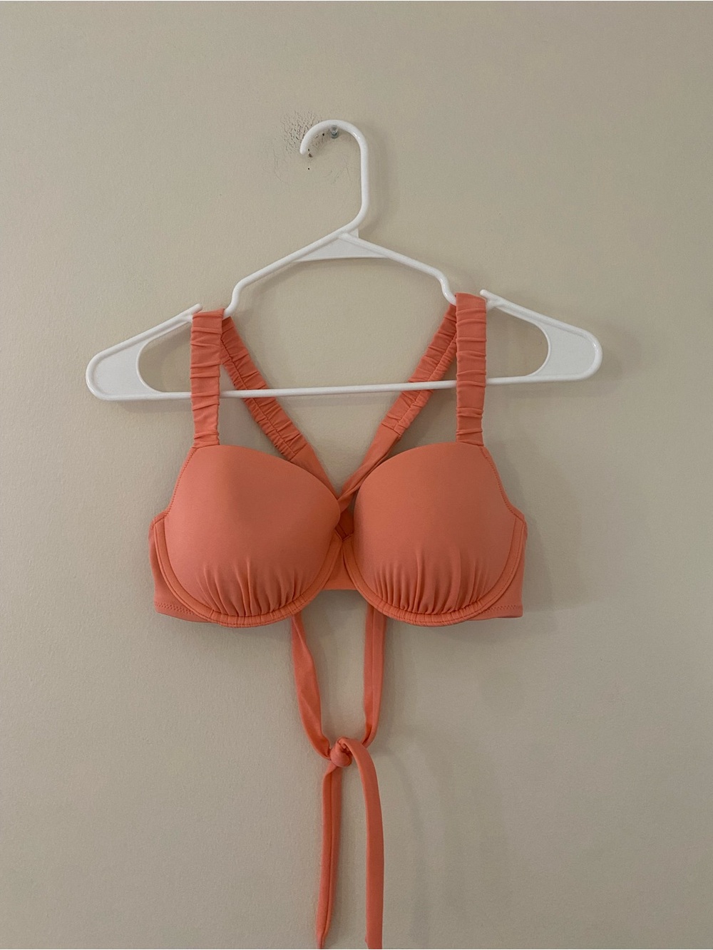 Shade & Shore Women’s Coral Padded Strappy bikini swimsuit top 36B